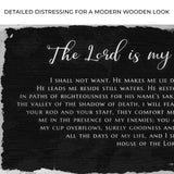 Psalm 23 - The Lord Is My Shepherd Sign IV - Tailored Canvases - Flyclothing LLC