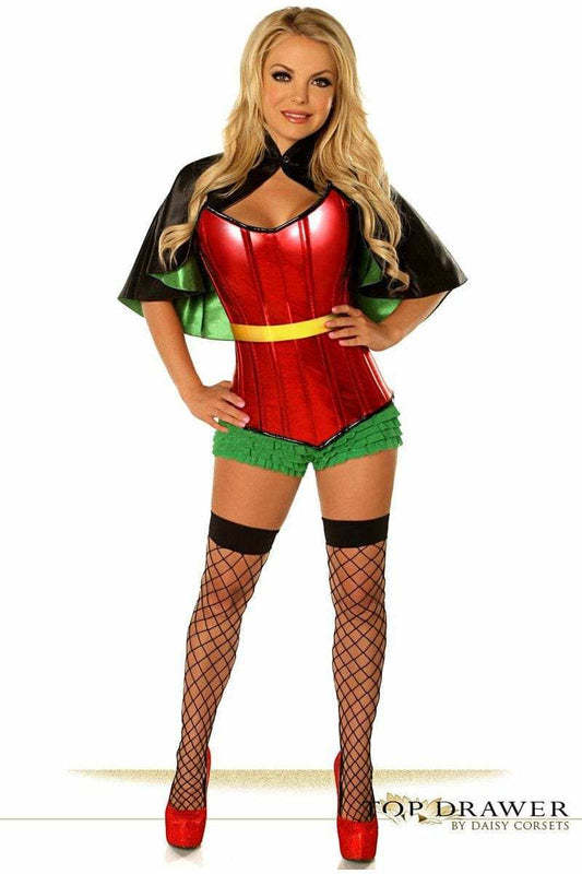 Daisy Corsets Top Drawer Superhero Sidekick Corset Costume - Daisy Corsets - Flyclothing LLC