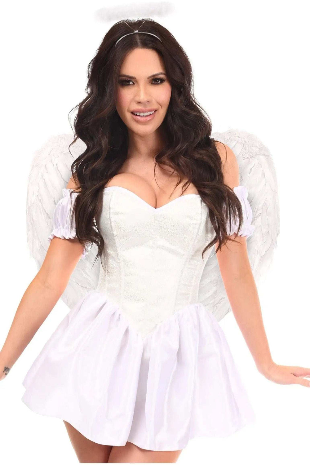 Daisy Corsets Top Drawer 3 PC Brocade Angel Corset Costume - Daisy Corsets - Flyclothing LLC
