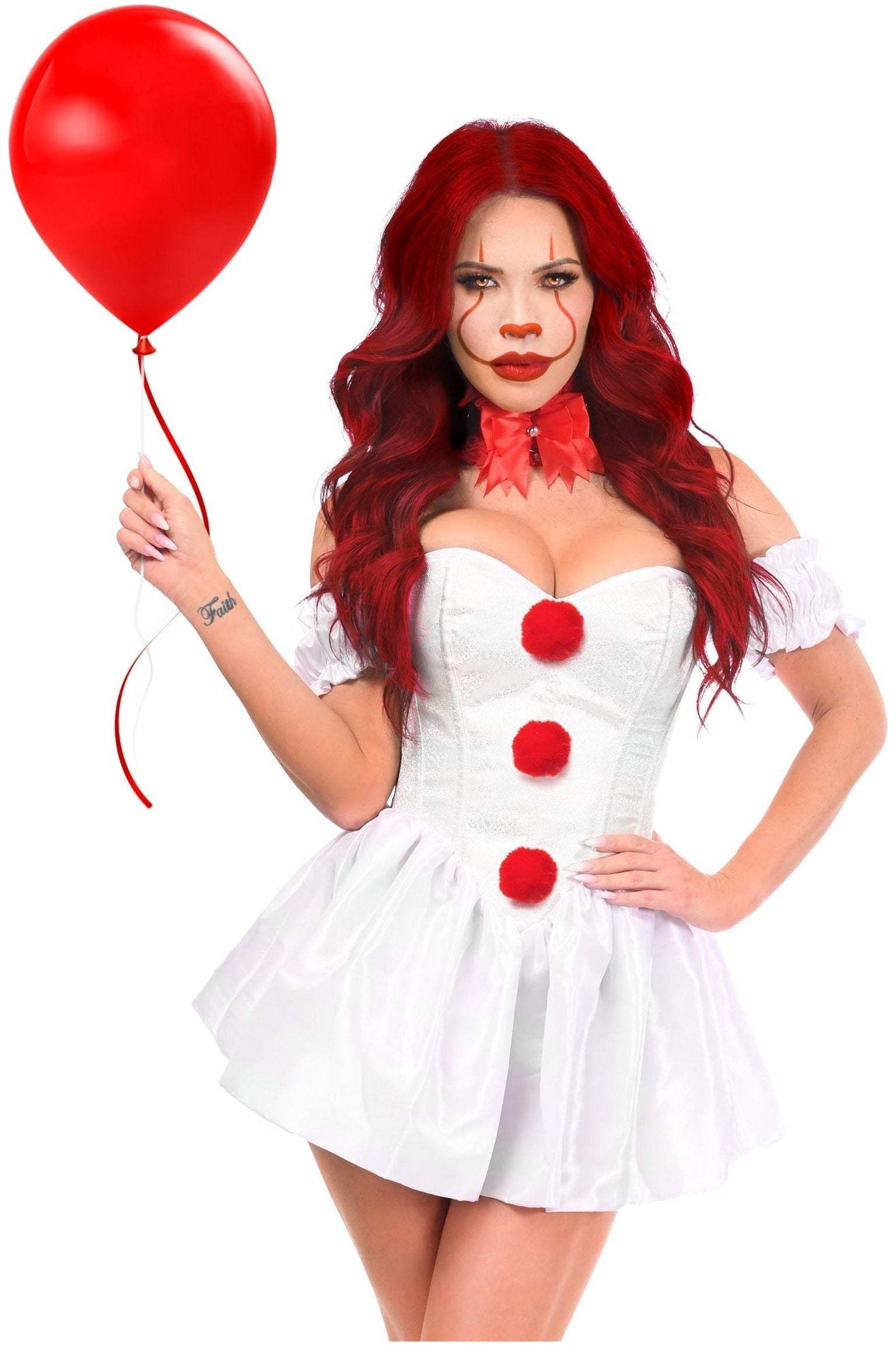 Daisy Corsets Top Drawer 3 PC Killer Clown Corset Costume - Daisy Corsets - Flyclothing LLC