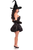 Daisy Corsets Top Drawer 3 PC Sequin Witch Corset Dress Costume - Daisy Corsets
