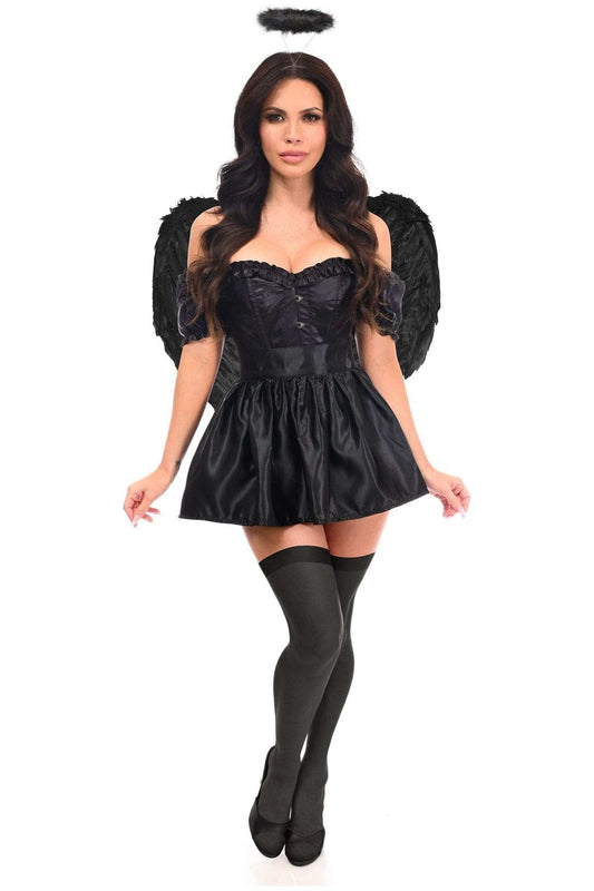 Daisy Corsets Top Drawer 4 PC Dark Angel Corset Costume - Daisy Corsets - Flyclothing LLC