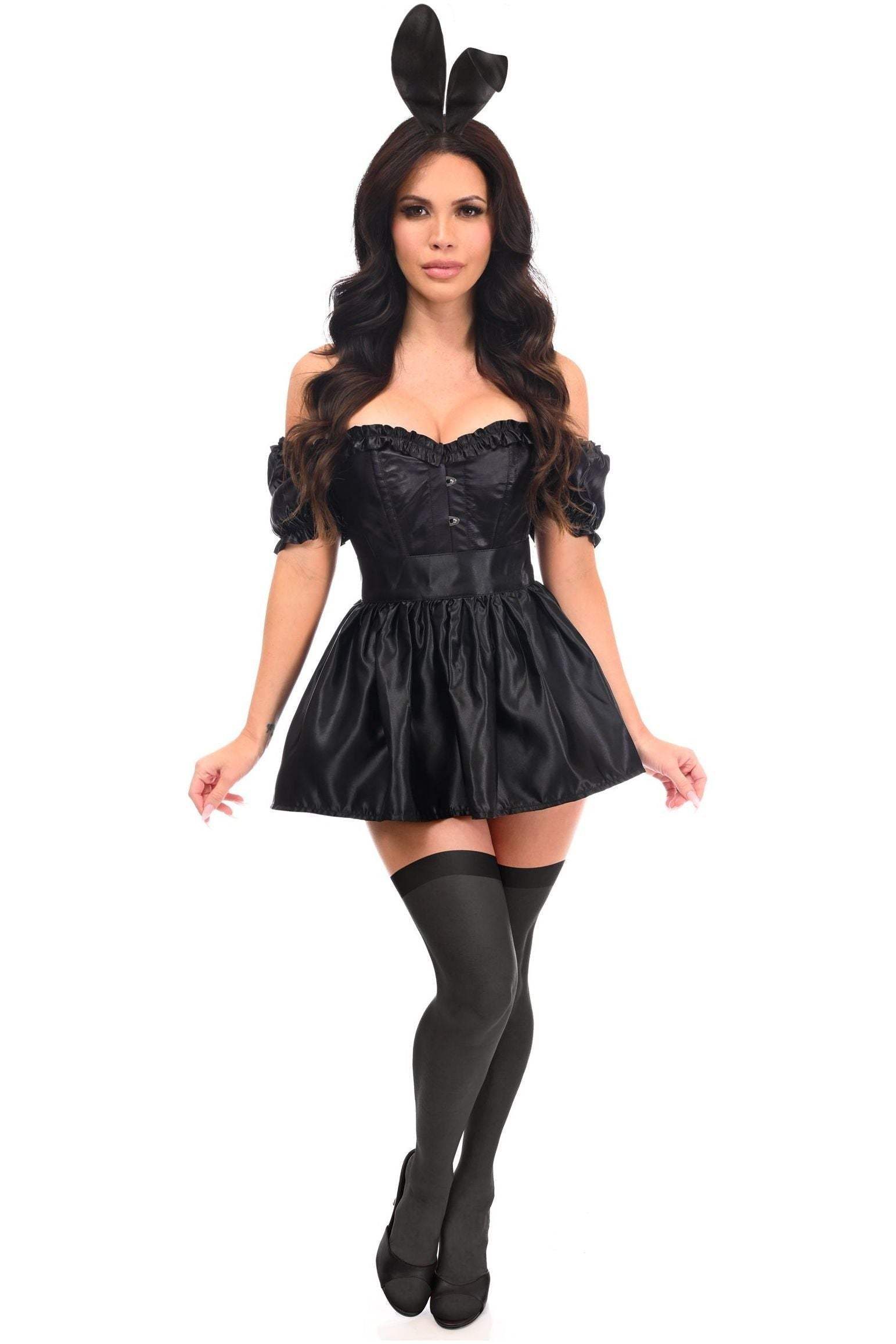 Daisy Corsets Top Drawer 4 PC Bunny Corset Costume - Daisy Corsets - Flyclothing LLC