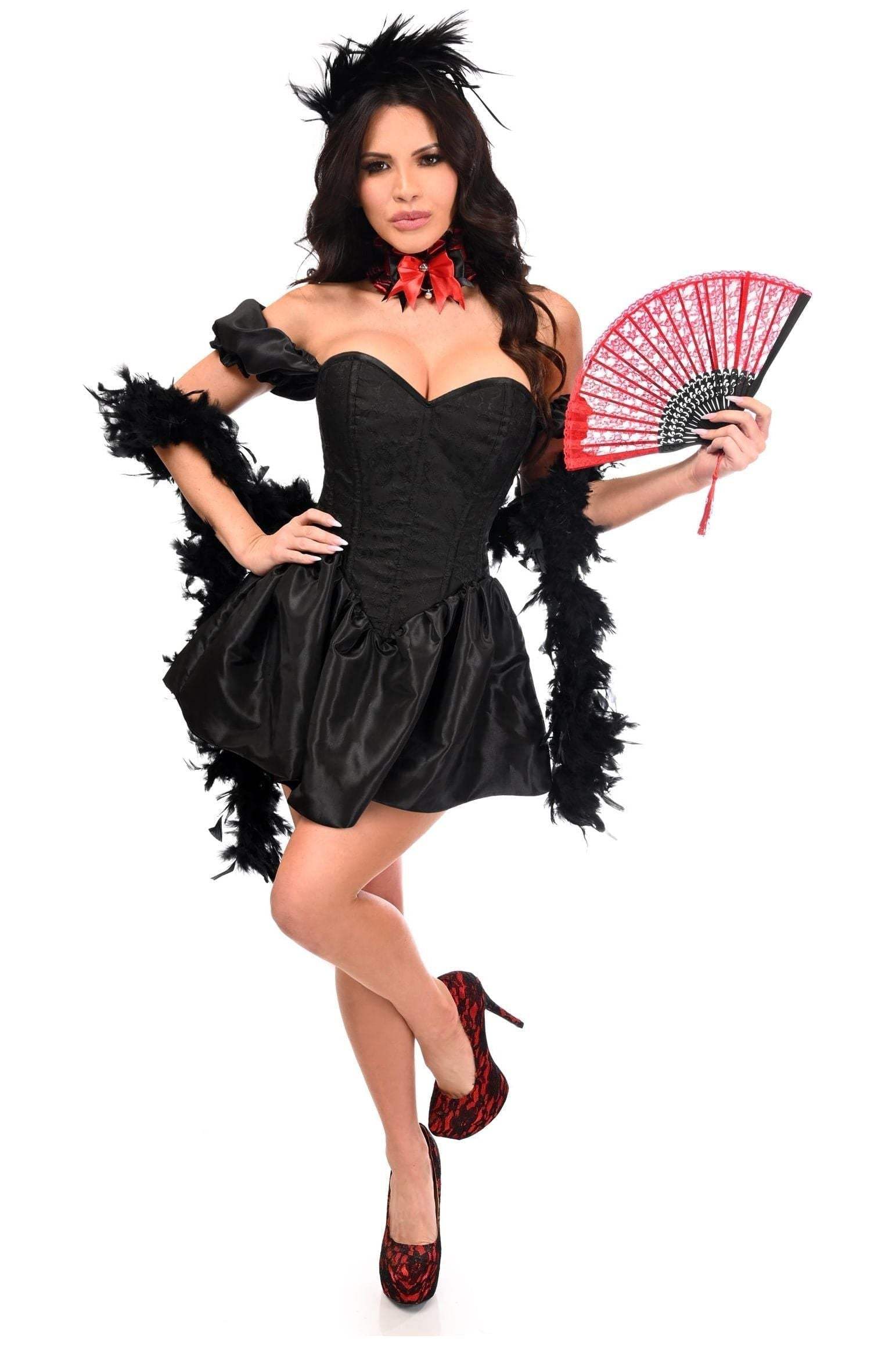 Daisy Corsets Top Drawer 5 PC Sexy Saloon Girl Corset Dress Costume - Daisy Corsets - Flyclothing LLC