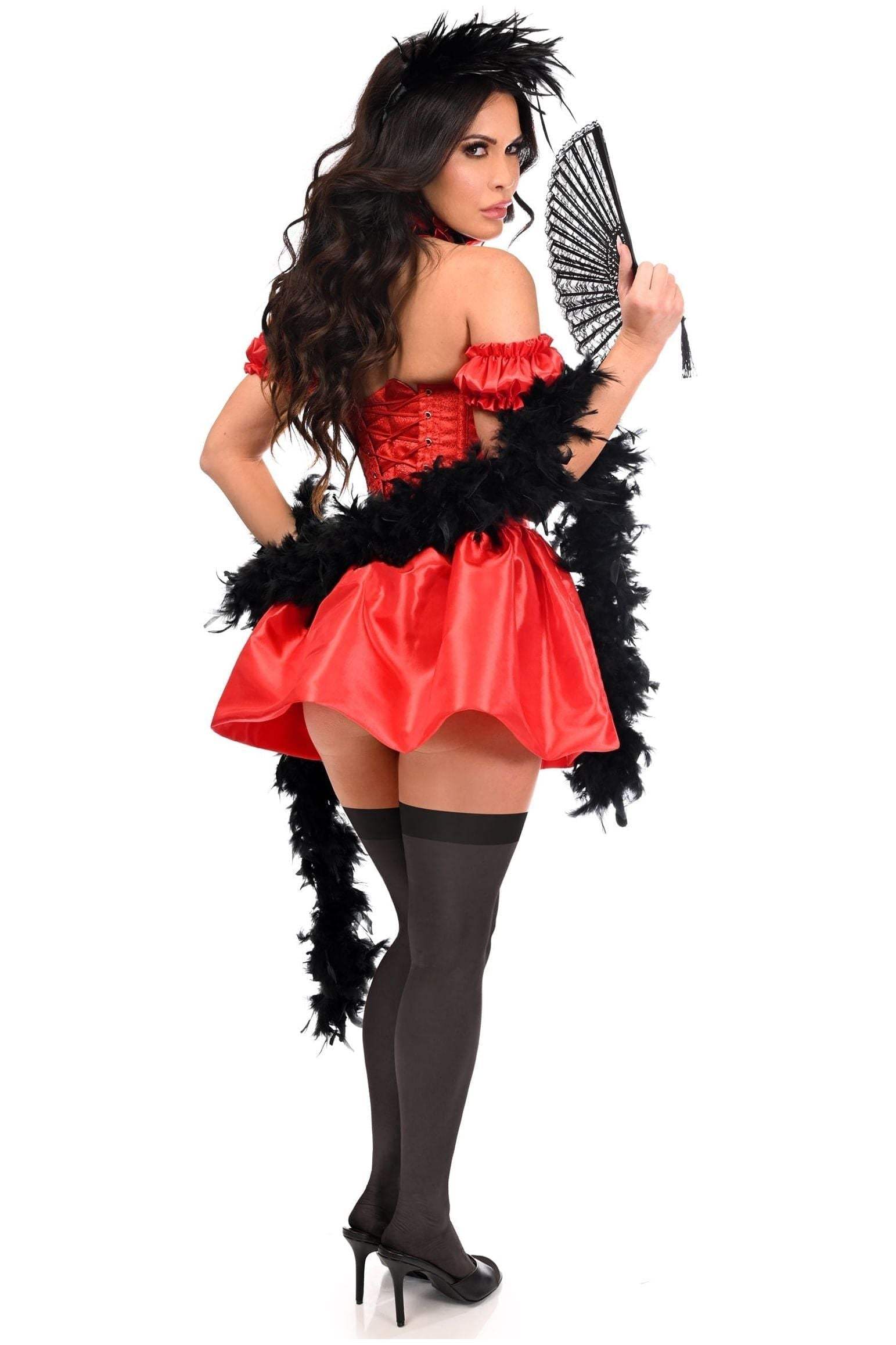 Daisy Corsets Top Drawer 5 PC Sexy Saloon Girl Corset Dress Costume - Daisy Corsets - Flyclothing LLC