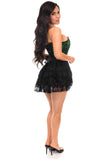 Daisy Corsets Top Drawer 2 PC Green Lace Steel Boned Corset & Skirt Set - Daisy Corsets