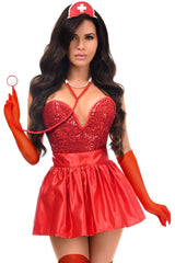 Daisy Corsets Top Drawer 5 PC Premium Nurse Corset Costume - Daisy Corsets - Flyclothing LLC