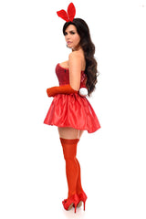 Daisy Corsets Top Drawer 5 PC Premium Red Bunny Corset Costume - Daisy Corsets - Flyclothing LLC