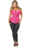 Daisy Corsets Top Drawer Fuchsia Brocade Steel Boned Corset - Daisy Corsets - Flyclothing LLC