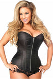Daisy Corsets Top Drawer Black Brocade Steel Boned Corset - Daisy Corsets - Flyclothing LLC