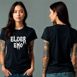 Glow in the Dark Elder Emo Black Tee Shirt - BodyCandy - Flyclothing LLC