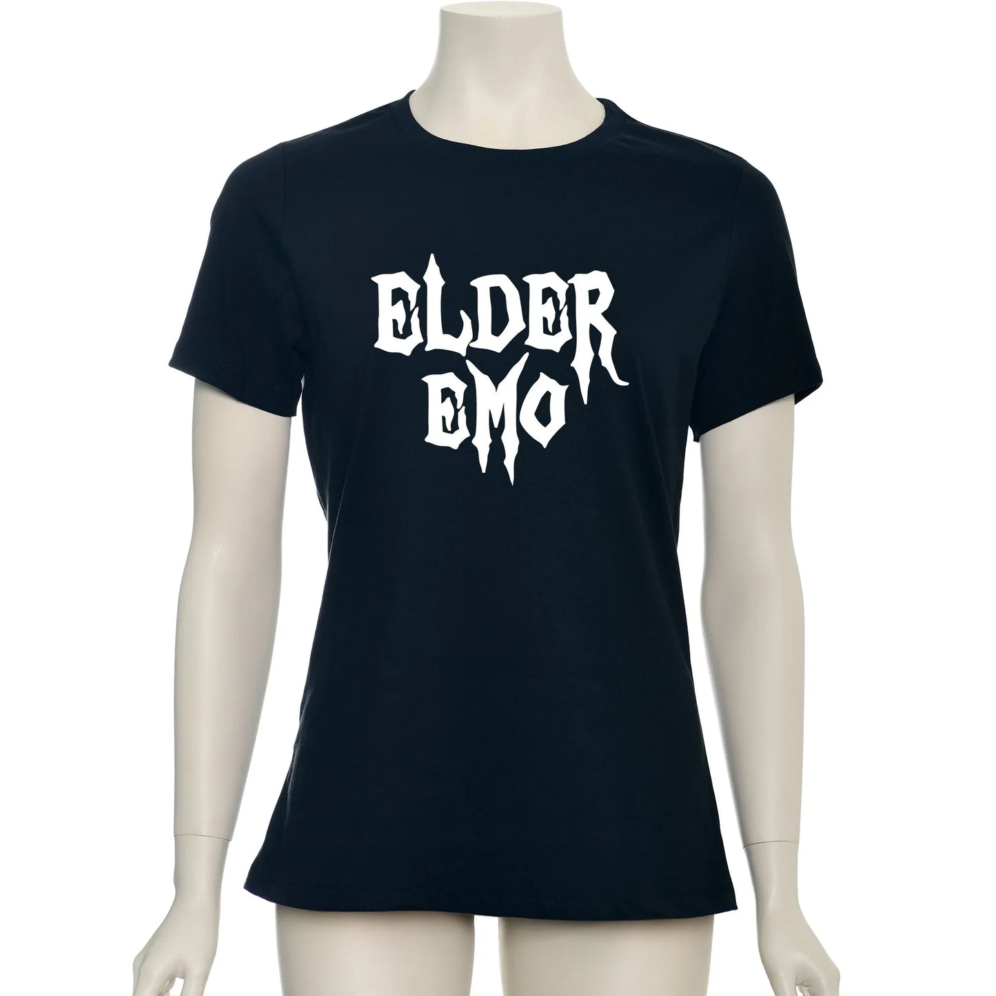 Glow in the Dark Elder Emo Black Tee Shirt - BodyCandy - Flyclothing LLC