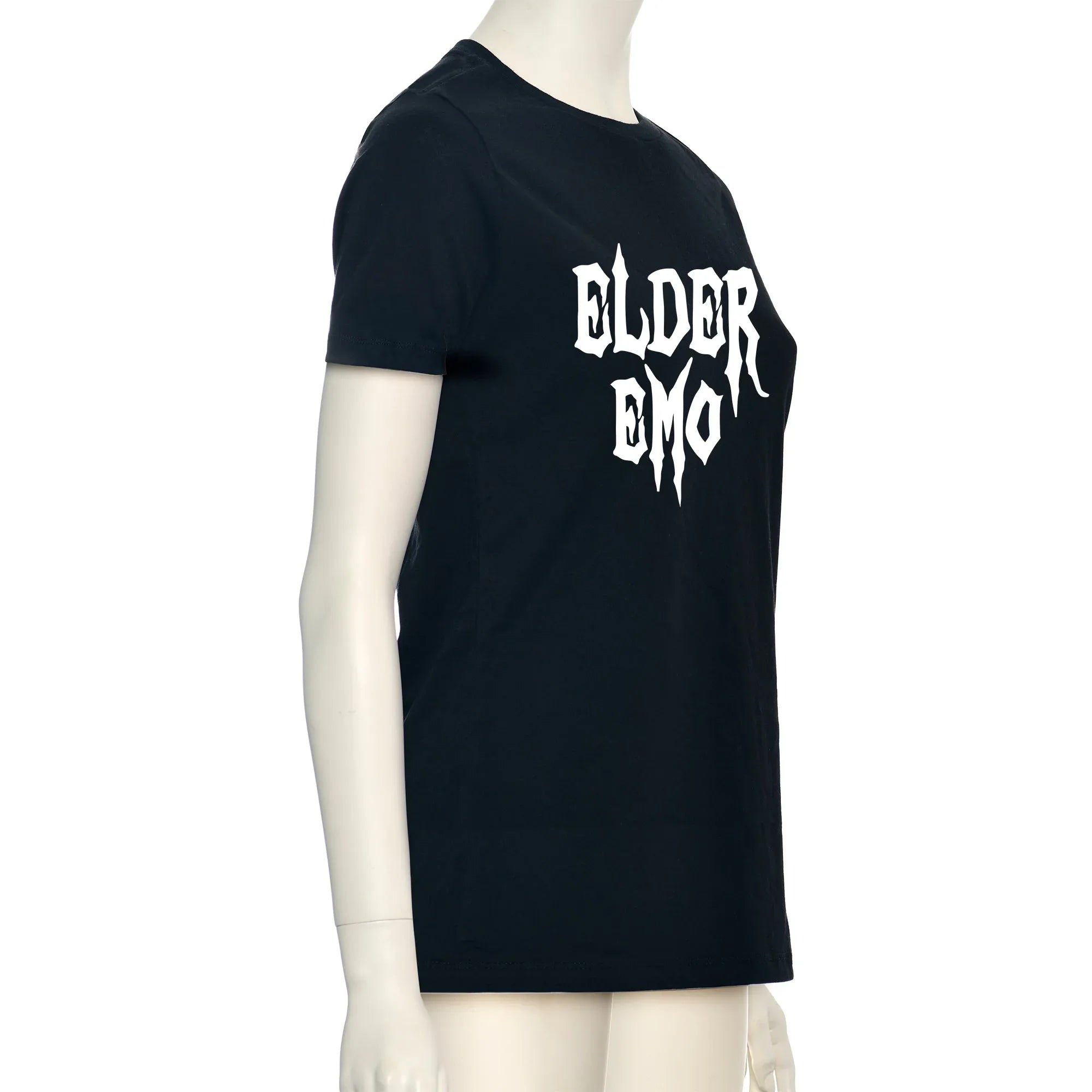 Glow in the Dark Elder Emo Black Tee Shirt - BodyCandy - Flyclothing LLC