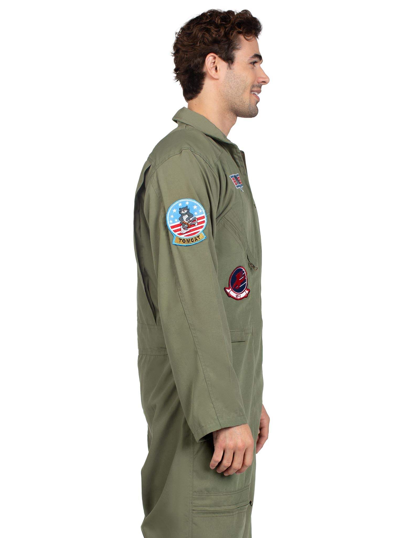 Men's Top Gun Costume Flight Suit