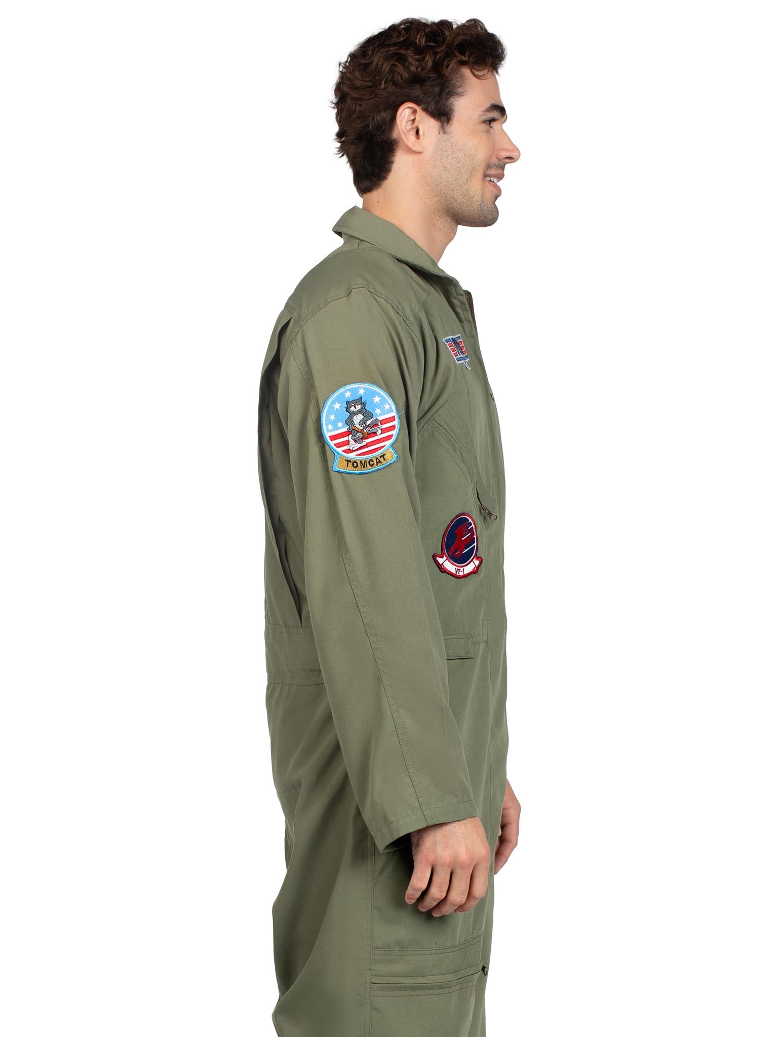 Men's Top Gun Costume Flight Suit - Leg Avenue - Flyclothing LLC