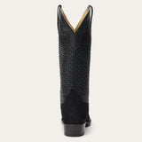 Stetson & The Great. The Basket Weave Cowboy Boot Black - Stetson - Flyclothing LLC