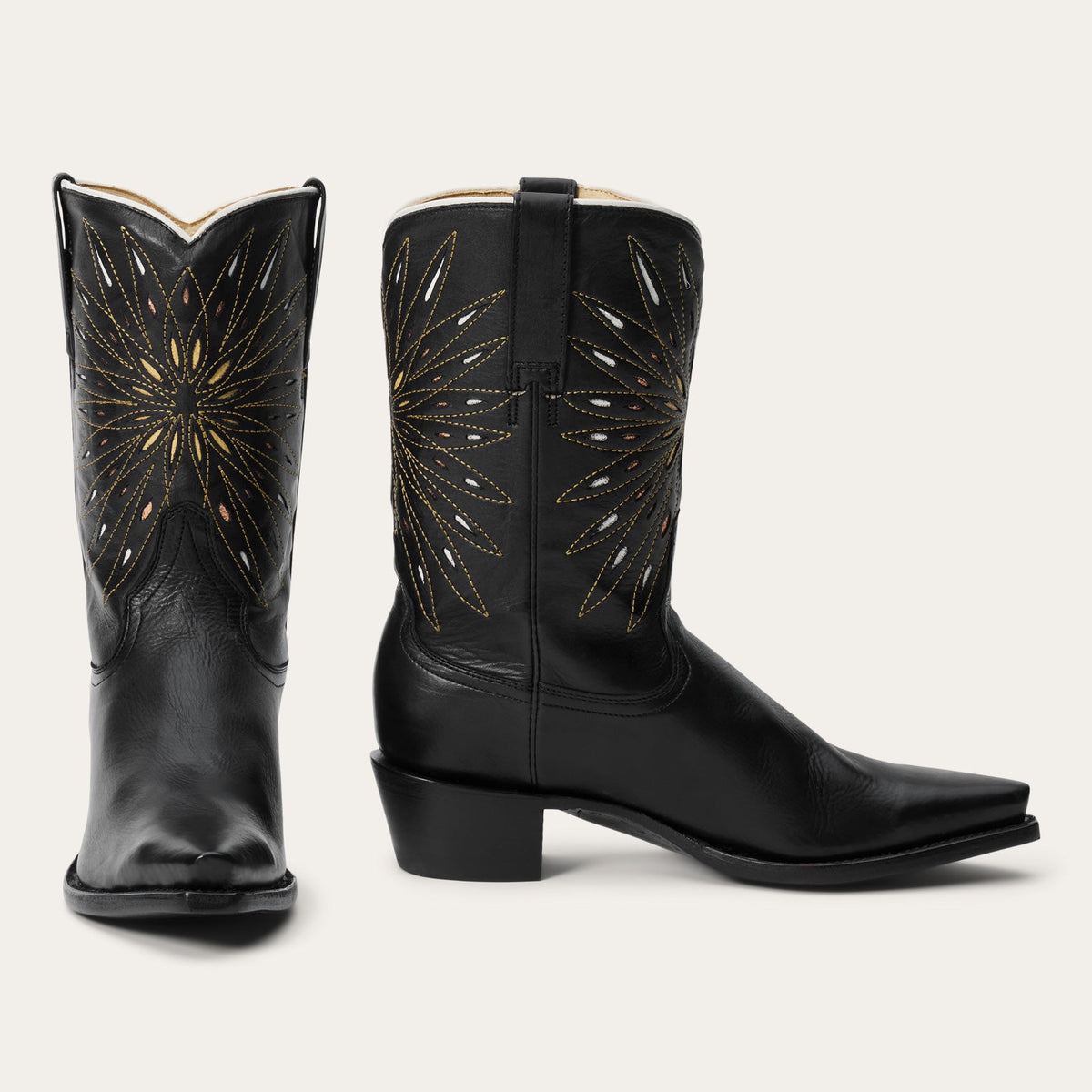 Stetson & The Great. The Southwest Cowboy Boot Black - Stetson - Flyclothing LLC