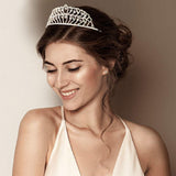 Rhinestone Crystal Dangle Pageant Princess Tiara - Madeline Love - Flyclothing LLC