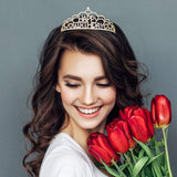 Crystal Rhinestone Happy Birthday Party Tiara - Madeline Love - Flyclothing LLC