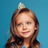 Teardrop Stone Cluster Rhinestone Paved Mini Tiara - Madeline Love - Flyclothing LLC