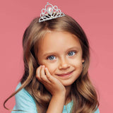 Teardrop Stone Cluster Accent Rhinestone Paved Mini Tiara - Madeline Love - Flyclothing LLC