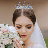 Teardrop Marquise Stone Cluster Embellished Princess Tiara - Madeline Love - Flyclothing LLC