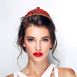 Teardrop Cluster Accented Princess Tiara - Madeline Love - Flyclothing LLC