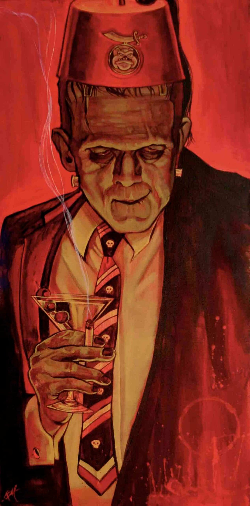 Black Market Art Company The Order Of The Bulldog & Skate Deck Print - Black Market Art Company - Flyclothing LLC