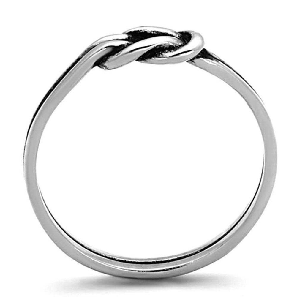 TK1239 - High polished (no plating) Stainless Steel Ring with No Stone - Alamode - Flyclothing LLC