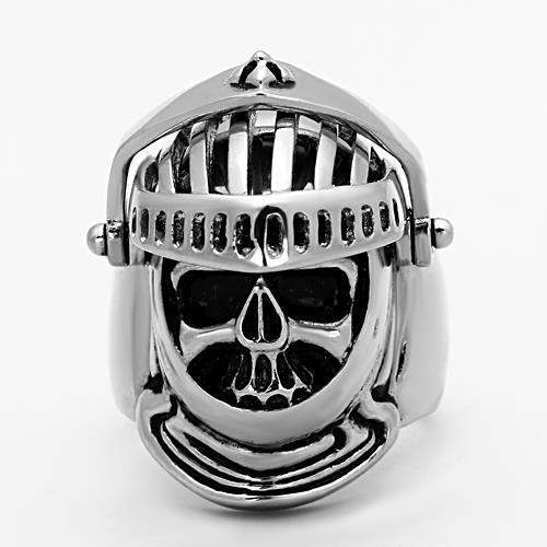 TK1348 - High polished (no plating) Stainless Steel Ring with No Stone - Alamode - Flyclothing LLC