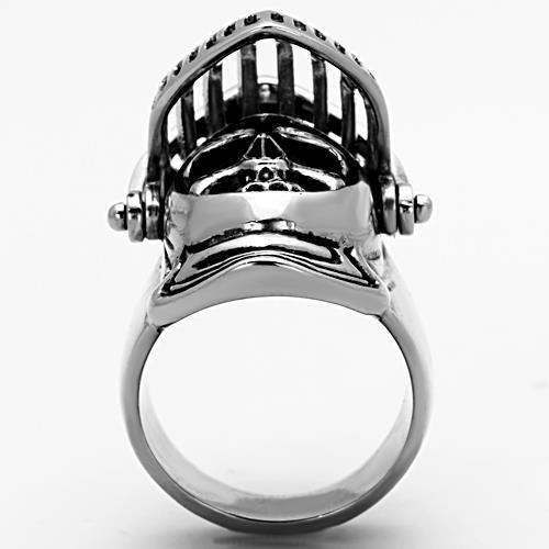 TK1348 - High polished (no plating) Stainless Steel Ring with No Stone - Alamode - Flyclothing LLC