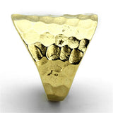 TK1383 - IP Gold(Ion Plating) Stainless Steel Ring with No Stone - Alamode