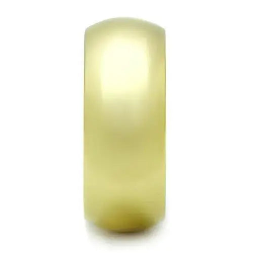 IP Gold(Ion Plating) Stainless Steel Ring with No Stone - Alamode - Flyclothing LLC