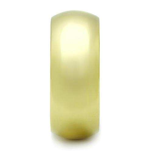 TK1391 - IP Gold(Ion Plating) Stainless Steel Ring with No Stone - Alamode - Flyclothing LLC