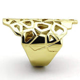 TK1446 - IP Gold(Ion Plating) Stainless Steel Ring with No Stone - Alamode - Flyclothing LLC