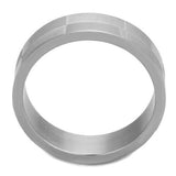 TK1667 - High polished (no plating) Stainless Steel Ring with No Stone - Alamode