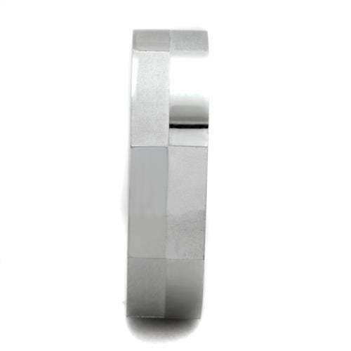 TK1667 - High polished (no plating) Stainless Steel Ring with No Stone - Alamode - Flyclothing LLC