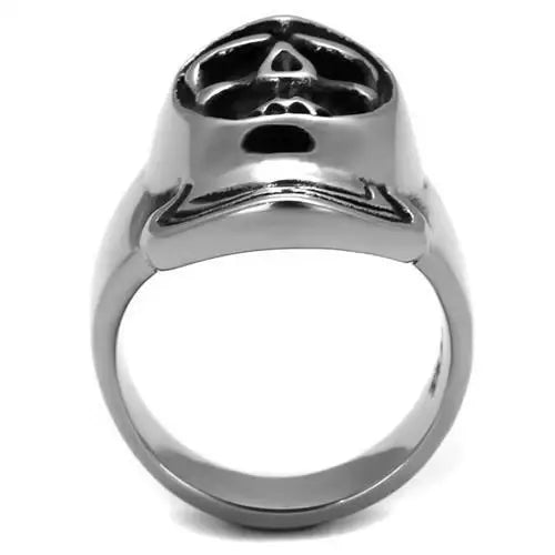 TK1942 - High polished (no plating) Stainless Steel Ring with No Stone - Alamode - Flyclothing LLC