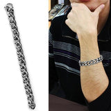 TK1977 - High polished (no plating) Stainless Steel Bracelet with No Stone - Alamode
