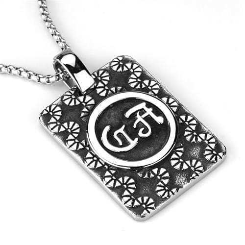 TK1992 - High polished (no plating) Stainless Steel Necklace with No Stone - Alamode - Flyclothing LLC