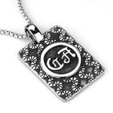 TK1992 - High polished (no plating) Stainless Steel Necklace with No Stone - Alamode