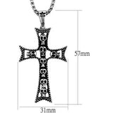 TK1999 - High polished (no plating) Stainless Steel Necklace with No Stone - Alamode - Flyclothing LLC