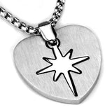 TK2011 - High polished (no plating) Stainless Steel Necklace with No Stone - Alamode - Flyclothing LLC