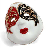 TK2142 - IP Rose Gold(Ion Plating) Stainless Steel Ring with Epoxy in Multi Color - Alamode - Flyclothing LLC