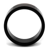 TK2407 - IP Black(Ion Plating) Stainless Steel Ring with Epoxy  in Siam - Alamode