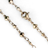 TK2427R - IP Rose Gold(Ion Plating) Stainless Steel Chain with No Stone - Alamode