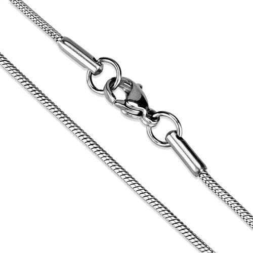 TK2436 - High polished (no plating) Stainless Steel Chain with No Stone - Alamode - Flyclothing LLC