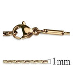 TK2437R - IP Rose Gold(Ion Plating) Stainless Steel Chain with No Stone - Alamode - Flyclothing LLC