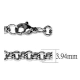 TK2438 - High polished (no plating) Stainless Steel Chain with No Stone - Alamode - Flyclothing LLC