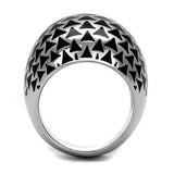 TK2830 - High polished (no plating) Stainless Steel Ring with No Stone - Alamode